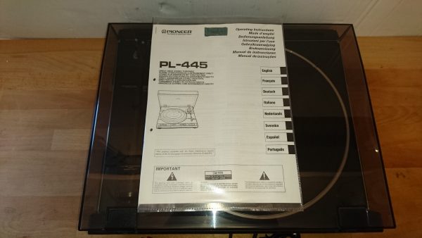 Pioneer PL-445 – Bild 4