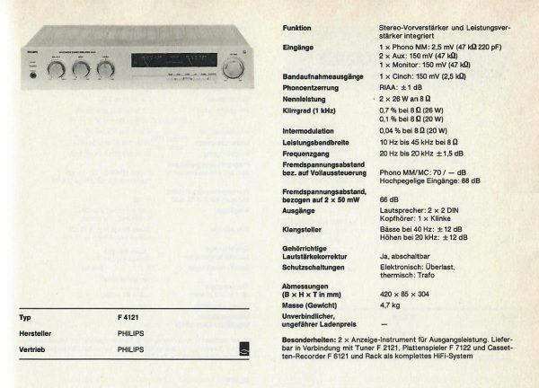 Philips F 4121 – Bild 2