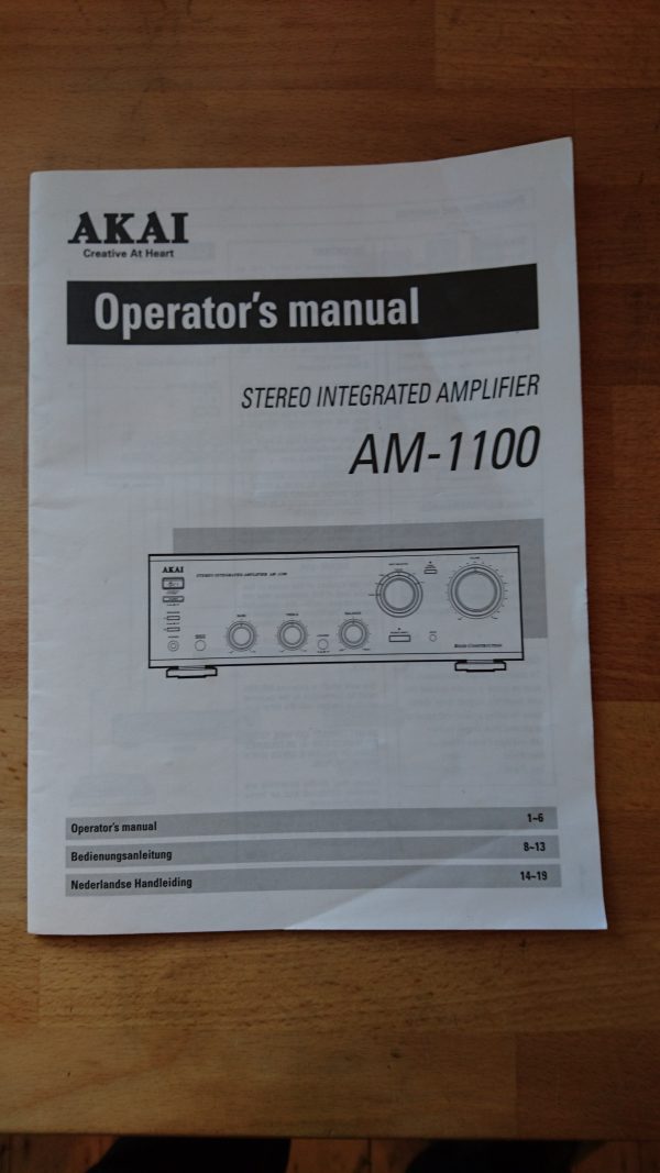Akai AM-1100 – Bild 3