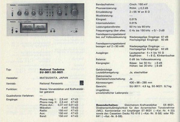 Technics SE-9021 – Bild 4
