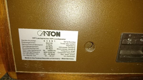 Canton GLE 50 Holz – Bild 5
