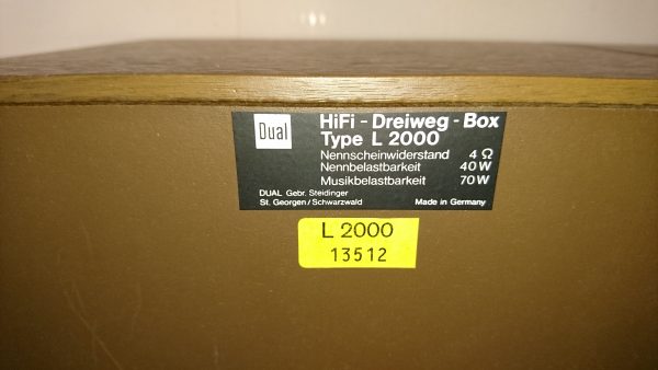 Dual L 2000 – Bild 4