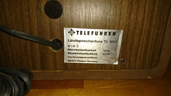 Telefunken TL 500 – Bild 4