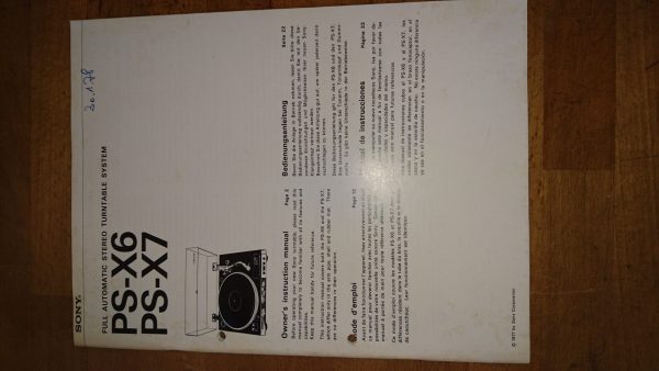 Sony PS-X6 – Bild 5